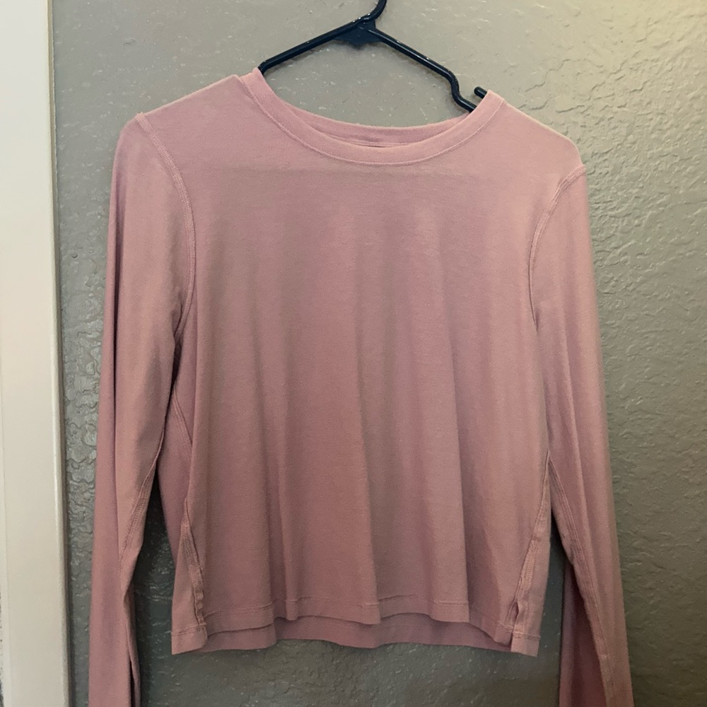 Lululemon cropped long sleeve